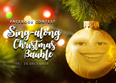 Sing-along Christmas Bauble Facebook Contest